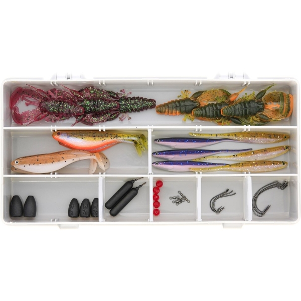 Westin Perch Box Dropshot + Texas & Carolina 45 pcs