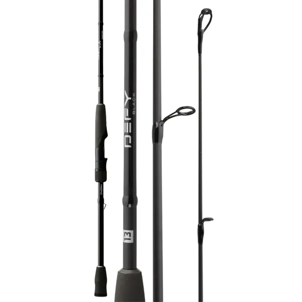 13 FISHING Defy Black Spinning Rods Perch Pike Zander Fishing