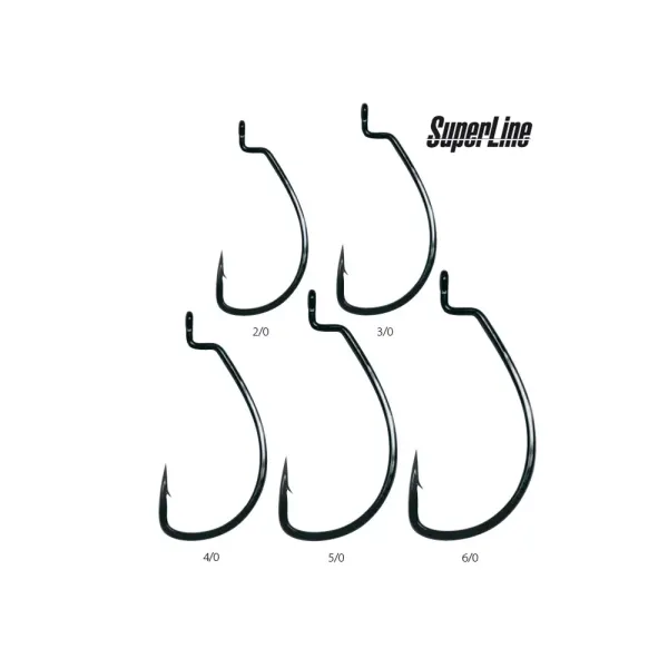 Gamakatsu Worm Offset EWG SL Extra Strong Weedless Hooks