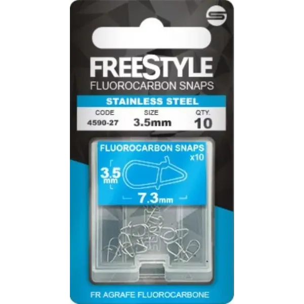 Spro Freestyle Stainless Fluorocarbon Micro Snaps