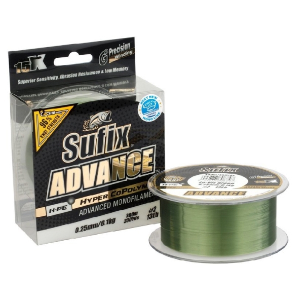 SUFIX Advance HMPE Hyper Copolymer Fishing Line 300m Spools